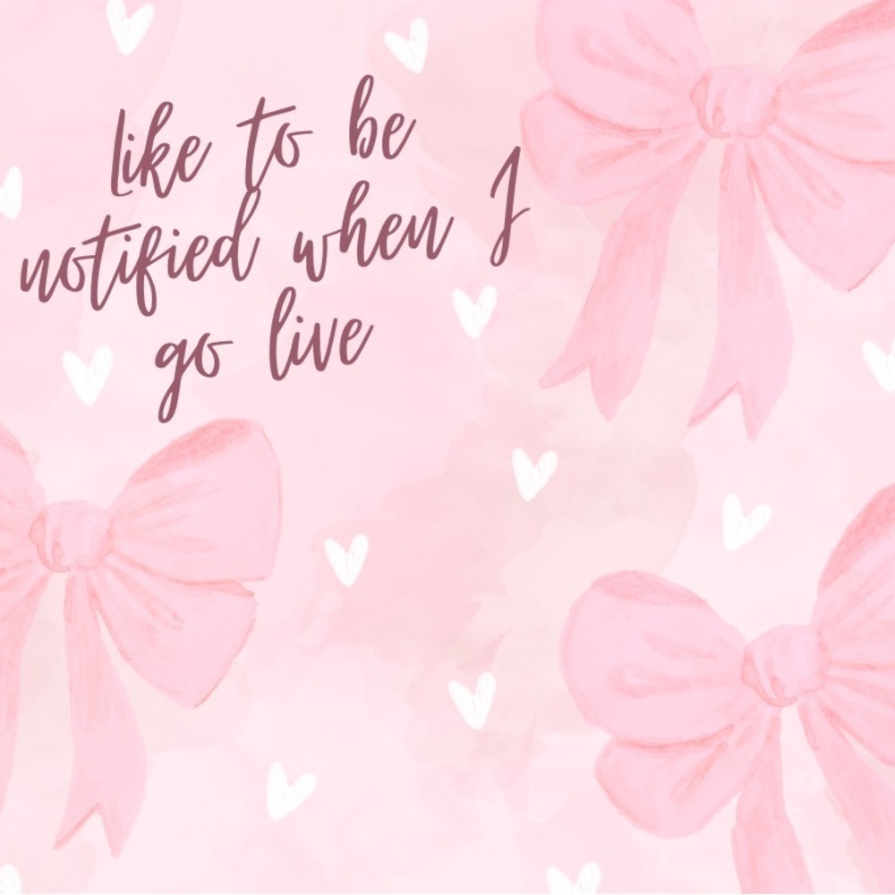 💕🎉Live Show Notification💕💕